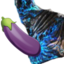blueberryPogPlant emote for Discord