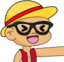 biscoLuffy1 emote for Discord