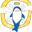 BiblicallyAccurateBlahaj emote for Discord