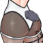 bipsyBOOTY emote for Discord