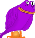 BirdegPurple static emote for Discord, Twitch and Slack