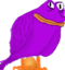 BirdegPurple emote for Discord