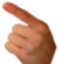 BigSquirrelRightPoint emote for Discord