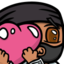 binluv emote for Discord