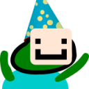 birthdayHat static emote for Discord, Twitch and Slack