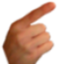 BigSquirrelLeftPoint emote for Discord
