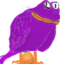 BirdegPurple emote for Discord