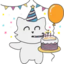 BirthdayByko emote for Discord