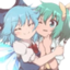 cirnoHug emote for Discord