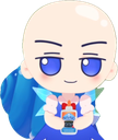 CirnoSnailBald static emote for Discord, Twitch and Slack