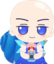 CirnoSnailBald emote for Discord