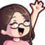 cinnamonnica_Wave emote for Discord