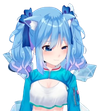 cirno static emote for Discord, Twitch and Slack