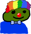 clownyy static emote for Discord, Twitch and Slack