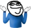 CluelessShrug emote for Discord