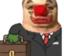 clownbusiness emote for Discord