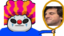 clownlusional emote for Discord