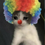 ClownSadCat emote for Discord