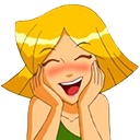 CloverFlushed static emote for Discord, Twitch and Slack