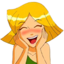 CloverFlushed emote for Discord