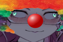 ClownTara static emote for Discord, Twitch and Slack