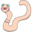 clownworm emote for Discord