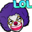 clownLOL emote for Discord