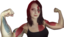 claudiaFlex emote for Discord