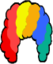 ClownHair emote for Discord