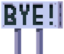 bye emote for Discord