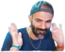 CELEBRATORYHANDSINTHEAIR static emote for Discord, Twitch and Slack