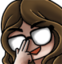 celina3Glasses emote for Discord