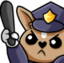 celina3Cop emote for Discord