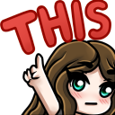celina3This static emote for Discord, Twitch and Slack