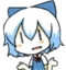 CirnoShrug emote for Discord