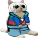 CGEsitting static emote for Discord, Twitch and Slack