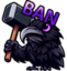 CrowBAn emote for Discord