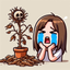CryDeadPlant emote for Discord
