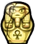 CrackedGoldAnkh emote for Discord