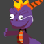 CryingSpyroThumbsUp emote for Discord
