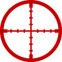 Crosshairs static emote for Discord, Twitch and Slack