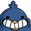 crowGrin emote for Discord