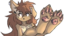 CuteFurryFeet emote for Discord