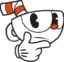 cupguythink emote for Discord