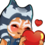 cuteAHSOKA emote for Discord