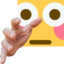 CursedHandFlushedW emote for Discord
