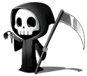 CuteGrim static emote for Discord, Twitch and Slack