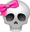 cuteskull static emote for Discord, Twitch and Slack