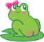 cuteFrogButt emote for Discord