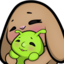 cutieaRaupiHug emote for Discord